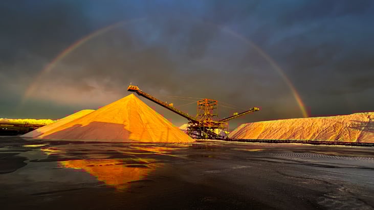 An up-close view of Cargill’s sea salt